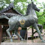 藤森神社　勝負事の神様が祭られています。